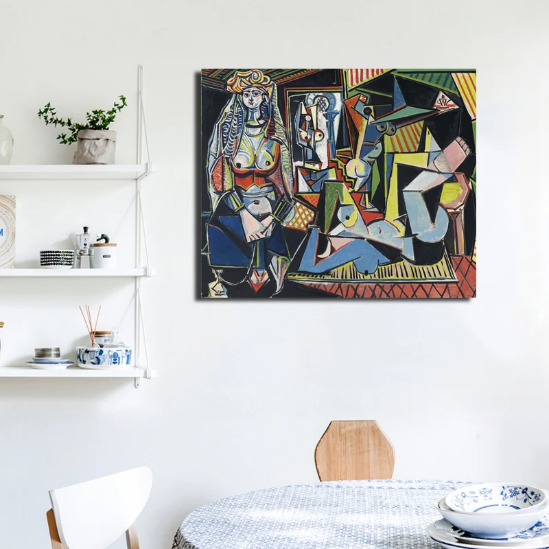 Женщины из Алжира Пабло Пикассо стены искусства холст плакаты печать картины