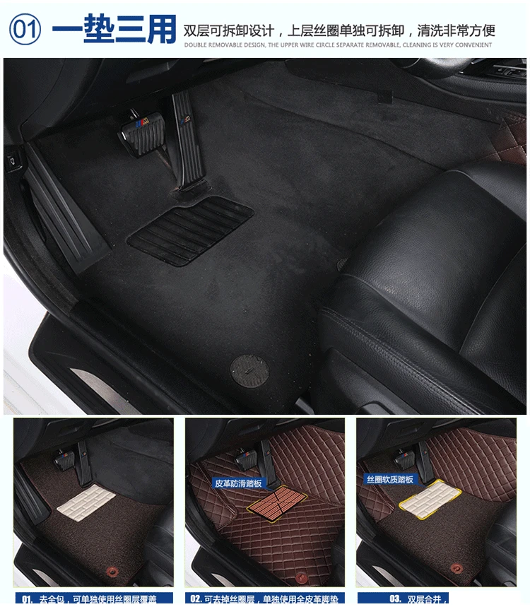 Myfmate автомобильные коврики для Ford Focus Mondeo Transit Custom Fiesta S-MAX Explorer KUGA Escape Mustang Tourneo Edge Everest Fiesta