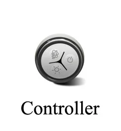 Controller Светодиодный ванна джакузи светильник в ванну RGB хроматерапия пузырь свет для горячей ванны YZ-1331-04 - Испускаемый цвет: Controller