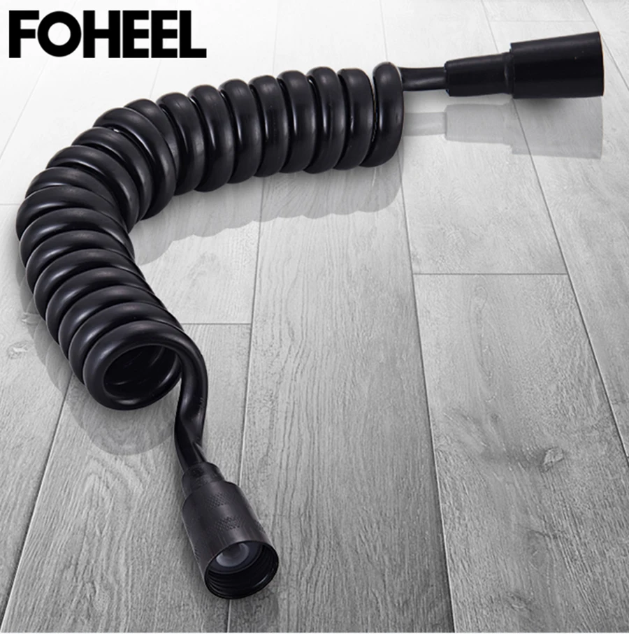 FOHEEL 1,5 м Эластичный гибкий шланг для душа PU материал распылитель для туалетного биде сантехника шланг Аксессуары для ванной комнаты дропшиппинг