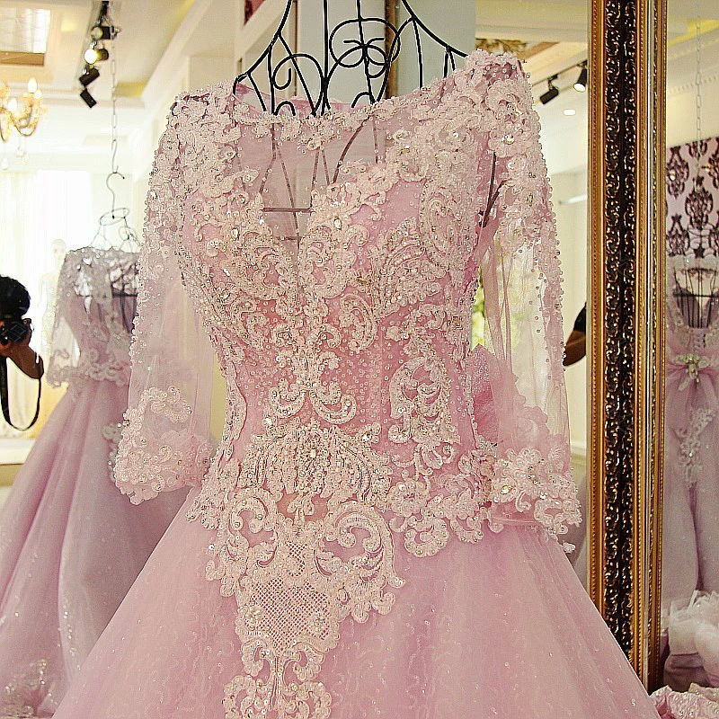 Платье LS587001 для женщин длинное вечернее платье из Дубаи с блестками и прозрачным