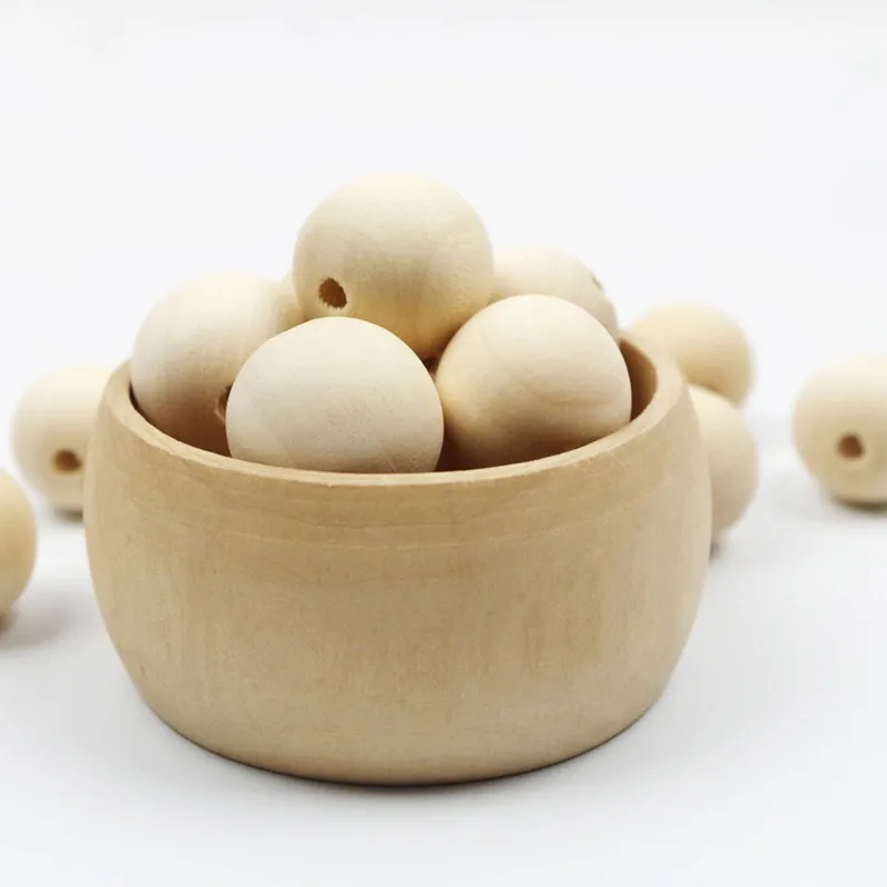 20 шт. бусины крупные граненые геометрические деревянные 30 мм DIY ювелирные изделия