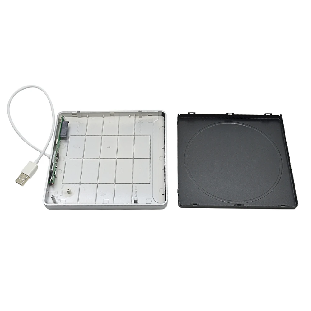Внешний чехол USB 2,0 для Macbook Air Pro со слотом 9,5 мм 12,7 мм SATA Superdrive оптический привод Optibay Caddy