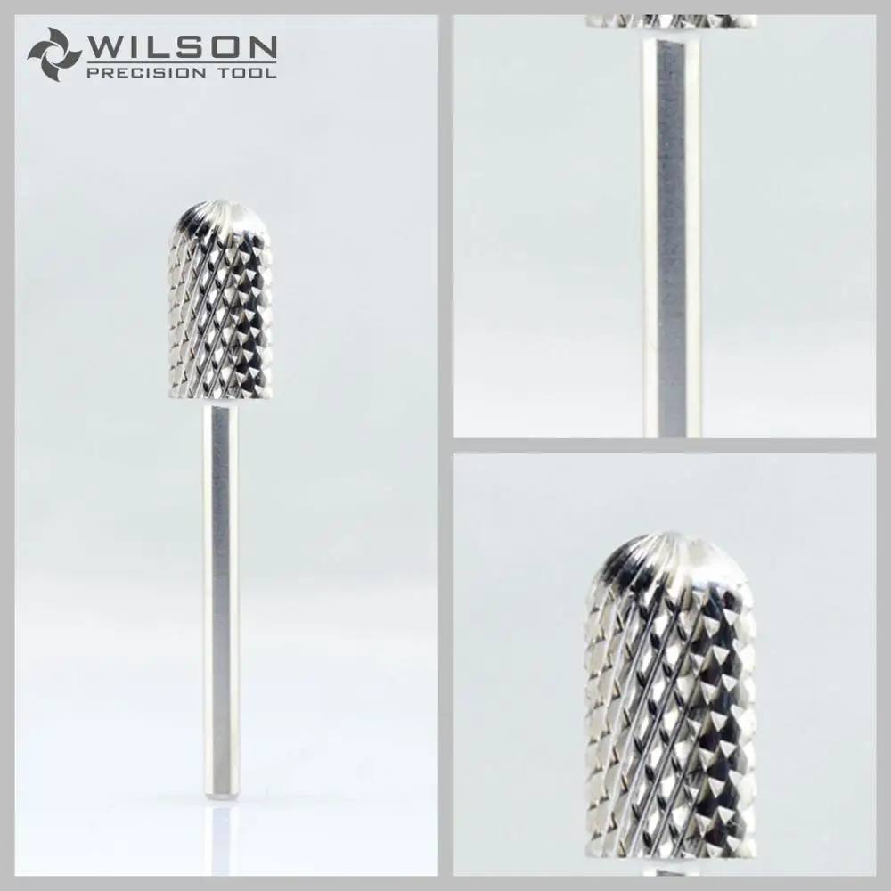 2 шт. большой закругленным верхом бит-средний(m-1110068)-серебро-Wilson карбида ногтей Бурильные долото