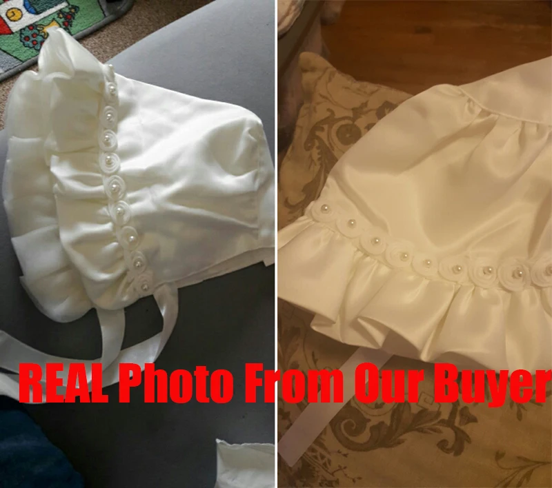 Newborn Baby Girls Cotton Hats Sun Cap Bonnet Infants Toddler Sunhat Beanies 0-8 Month Girl Christening Gown Baptism | Детская одежда и