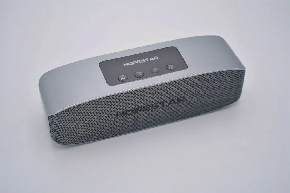 HOPESTAR 16 Вт большой мощности открытый беспроводной стерео Bluetooth динамик 2400 мАч Внешний аккумулятор басовый сабвуфер с микрофоном TF FM для телефонов ПК