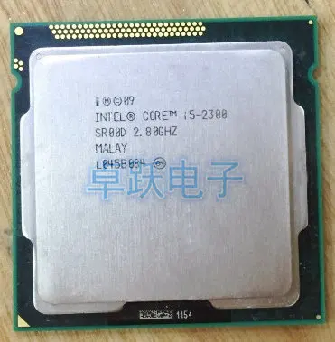 Оригинальный процессор lntel I5 2300 четырехъядерный 2 8 ГГц L3 = 6M 95 Вт разъем LGA 1155 для