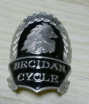 JS-CTB-SZT Велосипед логотип сплава головы значок наклейки для BMX велосипед MTB велосипед рама фиксированной шестерни трубки - Цвет: JS-CTB-SZT
