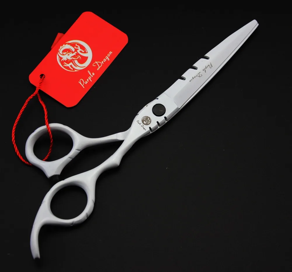 509 # TOPPEST 6 0 дюймовые белые Парикмахерские ножницы JP 440C 62HRC для дома и салона резки