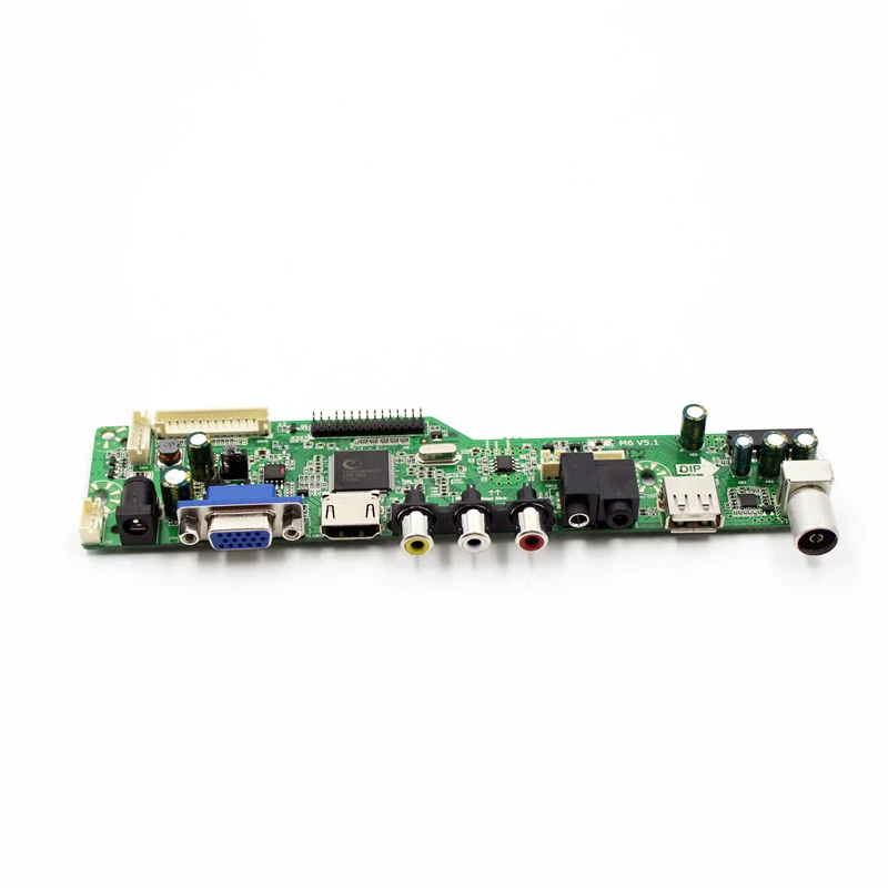 M6V5 ЖК-дисплей ТВ плата контроллера с AV VGA Аудио USB HDMI порт подключения типа c: