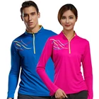 Футболка LoClimb для влюбленных, мужская и женская, быстросохнущая, для фитнеса, активного отдыха, трекинга, Спортивная футболка, одежда для рыбалки, AM245