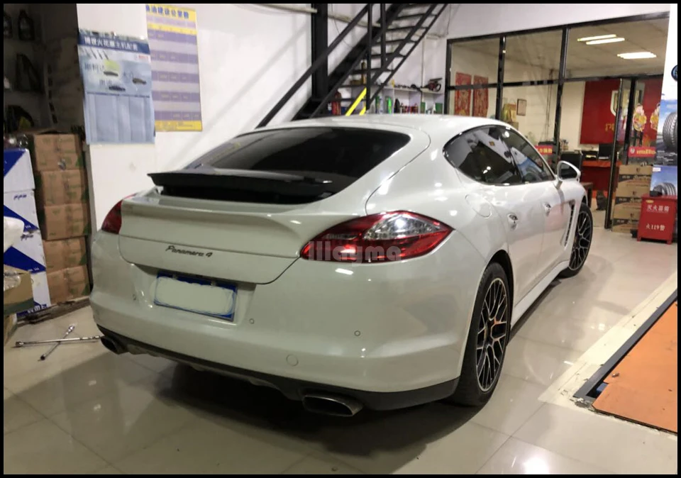 Vorsteinernr стильный задний спойлер багажника из углеродного волокна для Porsche Panamera 4 S 3.6L 2009-2013 года Turbo 4,8 T GTS автомобильный спойлер крыло