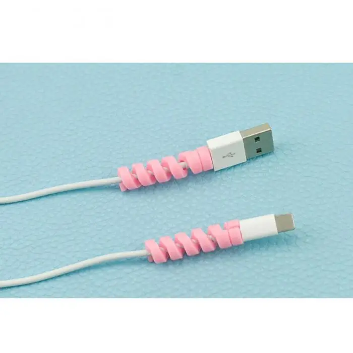 10 шт протектор Защитная крышка Совместимость Apple Зарядное устройство USB для iphone кабель HY99 FE03