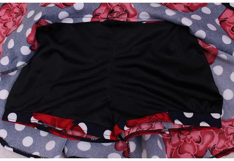 Американская и Европейская мода женские плиссированные мини-юбки с принтом в