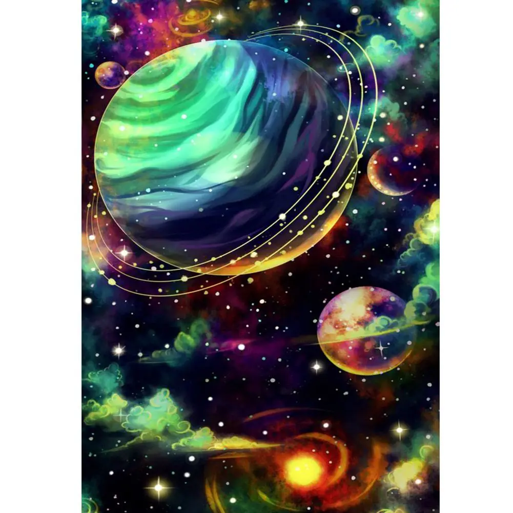 Алмазная живопись Вышивка 5D крестом полная дрель Млечного Пути галактика