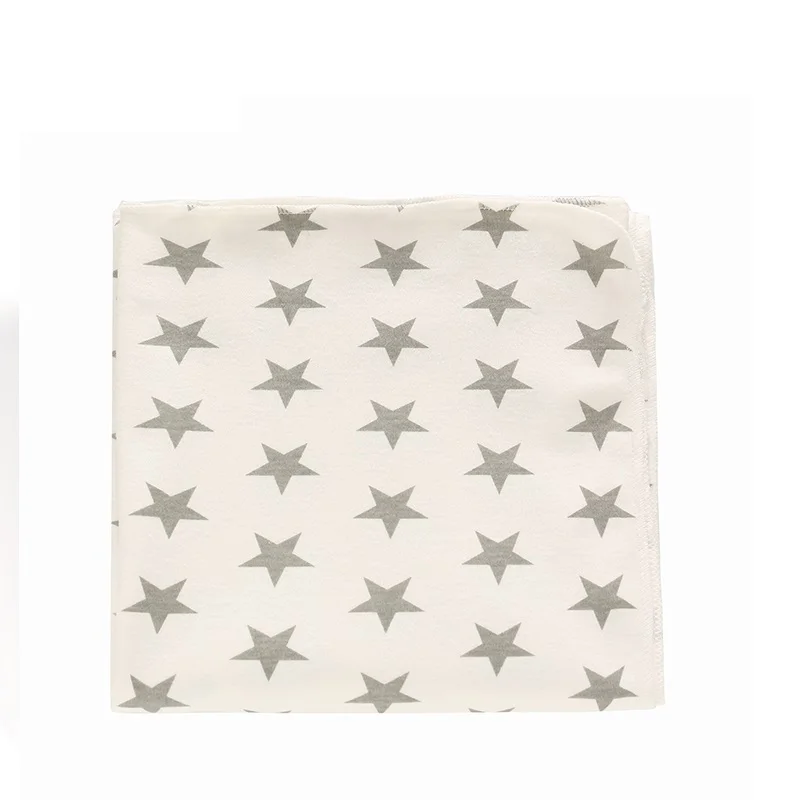 Grey Stars Swaddle Детское одеяло со шляпой для новорожденных; Хлопковое одеяло для коляски; супер мягкое детское одеяло; детская одежда для фотосъемки - Цвет: Grey Stars Swaddle
