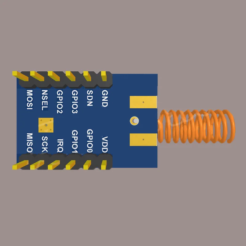 Модуль беспроводного приемопередатчика данных 433 МГц 2000 м SI4463 100 мВт беспроводные
