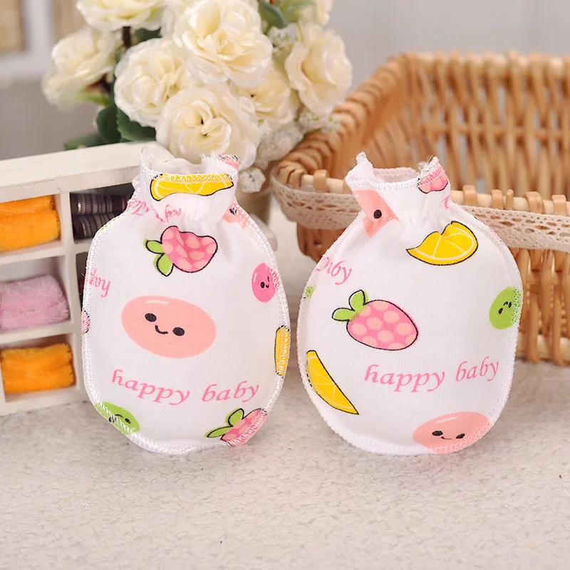 1 пара детские перчатки для новорожденных варежки девочки теплые детей 0-6 месяцев