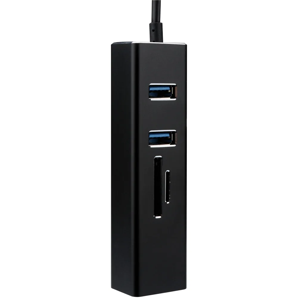USB C 5 в 1 концентратор 3,0 type-C адаптер синхронизация данных кард-ридер RJ45 Ethernet LAN для MacBook ноутбука планшетного компьютера OTG usb-хаб