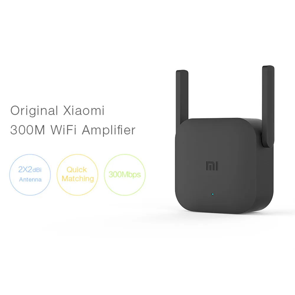 Оригинальный Xiaomi Pro 300 M WiFi усилитель ретранслятор 2 4G Wifi расширитель сигнала Roteador