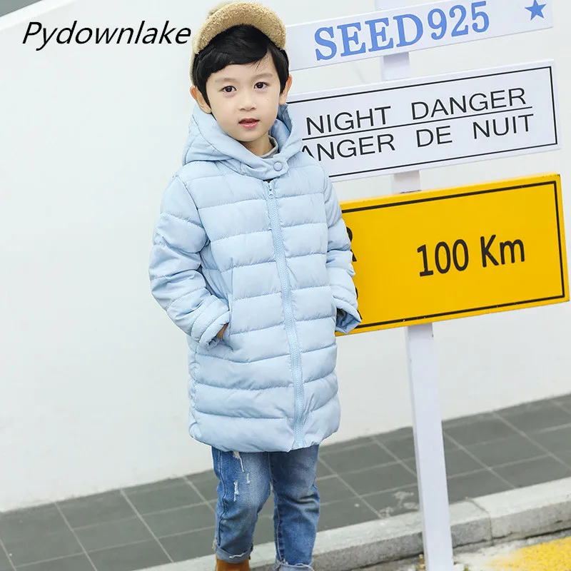 2018 новые зимние детские куртки для девочек пальто хлопковые парки с капюшоном