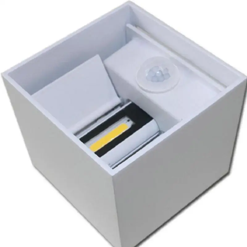 2*5 W 2*7 Вт COB косвенные настенный светильник светодиодный бра поверхности современный настенный светильник комнатное светодиодное освещение AC110V к AC240V Вход