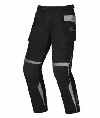 gray pants Новая отражательная куртка для мотоциклов для мужчин мото комплект одежды Добавить плащ водонепроницаемый+ согреться оснастить мужчин t защита мотокросса костюм - Цвет: gray pants
