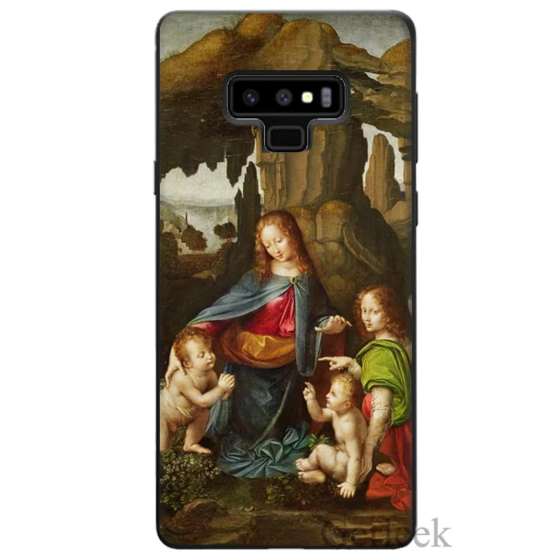 Чехол для телефона Италия Leonardo Da Vinci художественная картина Galaxy A5 A6 Plus 2017 A8 2018 Note 8