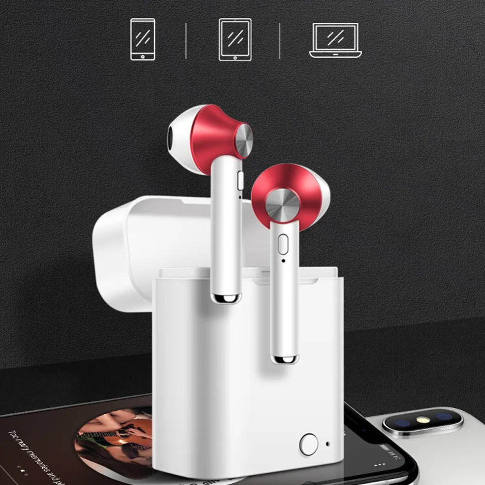 TWS стерео bluetooth наушники беспроводные в ухо Стерео Динамические громкой связи