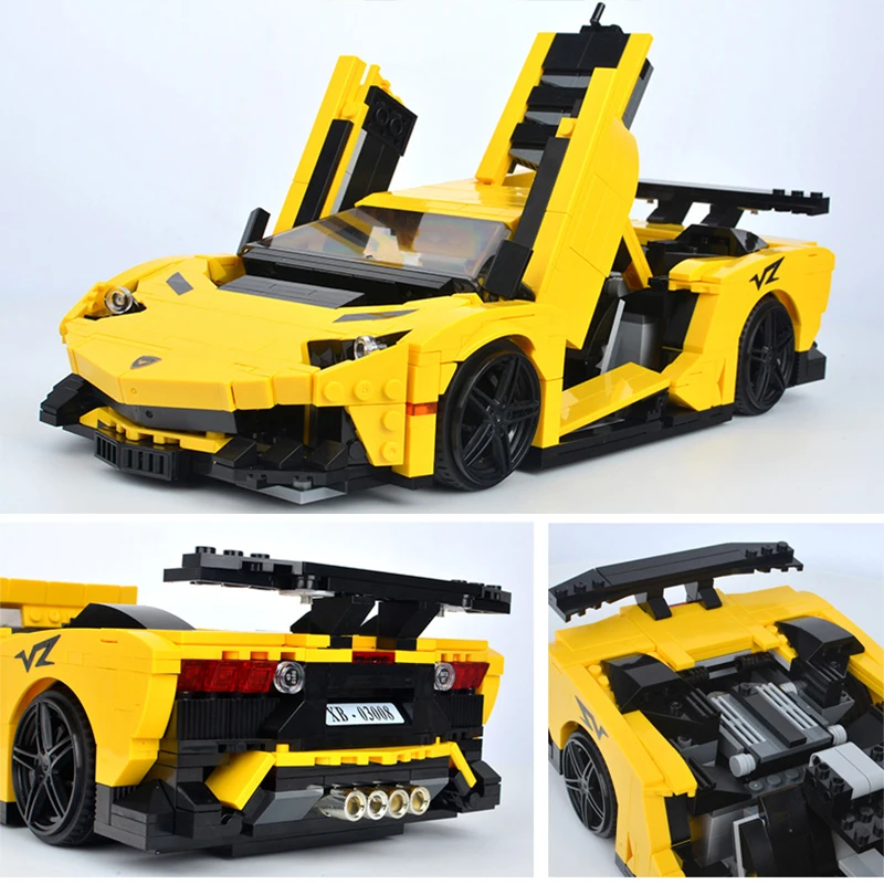 XINGBAO 03008 креативные строительные блоки 834 шт. игрушки с фигуркой серия автомобилей