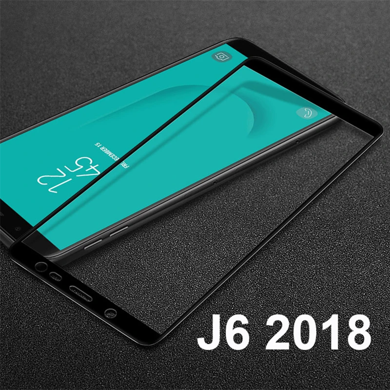 Для Samsung Galaxy J4 J6 2018 стекло FilmJ6 защита для экрана Temepred 3D полное покрытие протектор