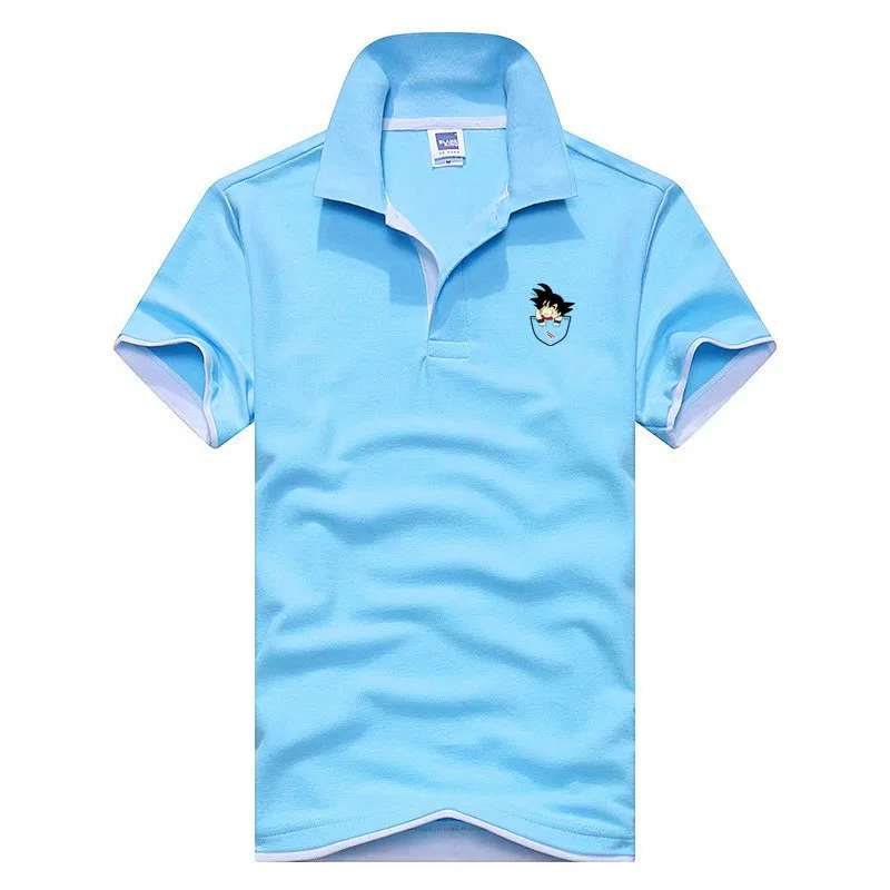 Мужская рубашка поло летняя хлопковая футболка с короткими рукавами для фитнеса