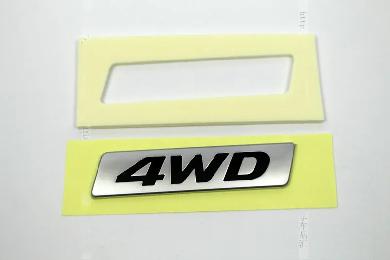 100 Шт. DHL ABS 4WD Автомобилей Хвост Стилизация Наклейки Эмблемы Украшения для Elantra Sonata