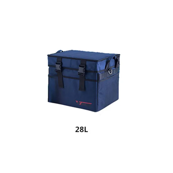 Navy Blue L Большие изолированные сумки-холодильники, женские утепленные термосумки, чехол для холодной и свежей еды, сумка для путешествий, пикника, обеда, контейнер, тоут, товары - Цвет: Navy Blue L
