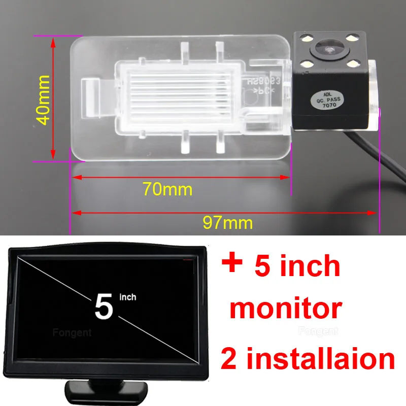 8063-L1-50 Fongent автомобиль заднего вида Парковка Обратный Беспроводной gps DVD PC монитор экран камера для Great Wall Greatwall HOVER H3 H5 H6 Haval - Название цвета: 8063-L1-50