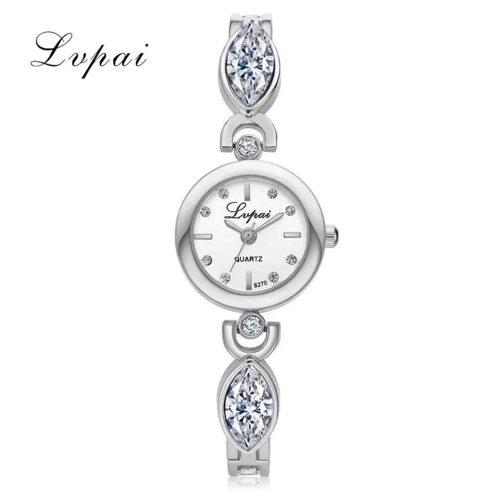 Silver White Новинки часы женские Наручные Браслет Прямоугольник Кристалл Площади Часы Женские Наручные легированные Розовое Золото Кварцевые Часы - Цвет: Silver White