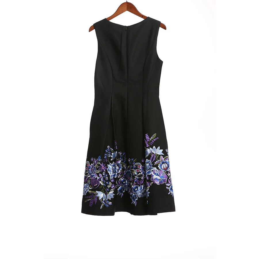 Жилет элегантный Платья для женщин в начале осени 2017 трапециевидной формы без