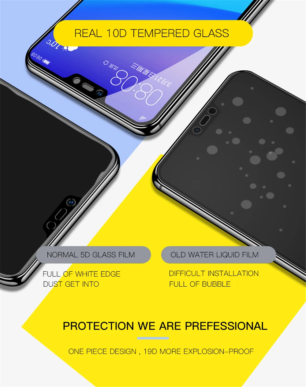 19D полное покрытие из закаленного стекла для Huawei Honor 10 P20 P30 Pro Mate 10 20 Lite 8X 8A Защитная пленка для экрана P Smart стекло