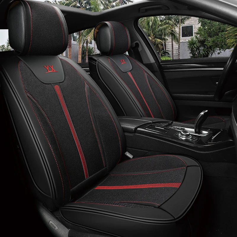 

Top leather flax Car Seat Covers car-styling Car Seat Cushions Car pad,auto seat cushions For Infiniti EX25 FX35/45/50 G35/37 JX