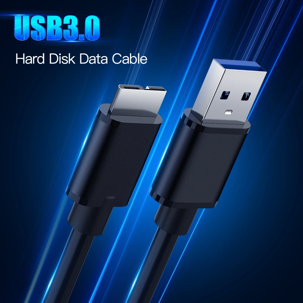 USB 3 0 кабель для передачи данных типа A к Micro B высокоскоростной внешний жесткий