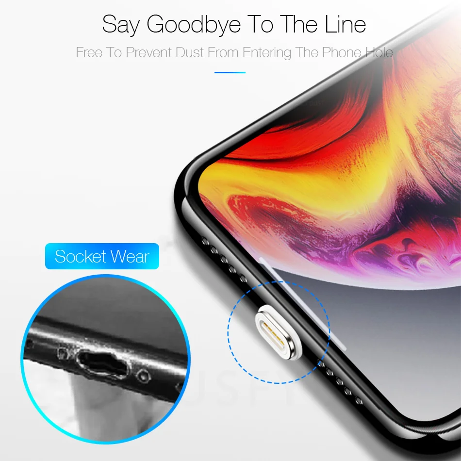 1 м/2 м Магнитный Micro USB кабель для iPhone samsung type-c зарядный Магнитный зарядный адаптер usb type C кабели для мобильных телефонов