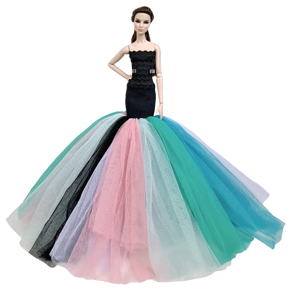 Кукла принцессы NK свадебное платье модная одежда ручная работа для Барби
