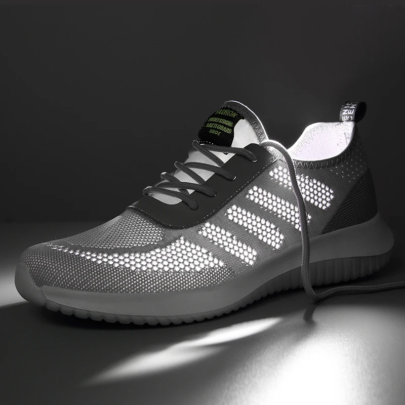 

New Arrival Summer Casual Shoes For Men Fashion Breathable Mesh Lace up Men Flats Sneakers Jogging Shoes Plus Size 39-46
