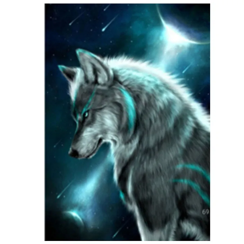 DIY Алмазная мозаика ручной работы алмаз живопись волк вышивки крестом Наборы