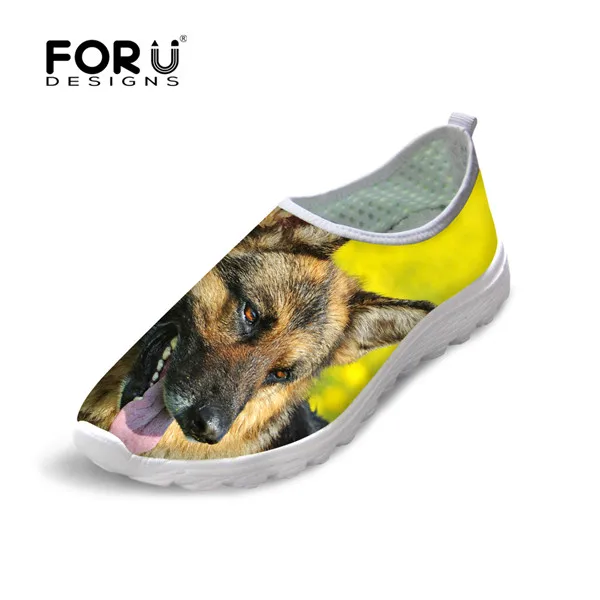 FORUDESIGNS/; летние женские туфли на плоской подошве из сетчатого материала; удобная прогулочная женская обувь без шнуровки; дышащая женская пляжная обувь на плоской подошве с рисунком черного кота - Цвет: C4496AA