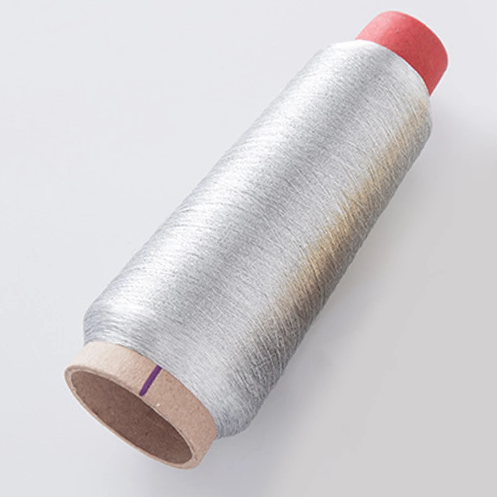 150D вышивка нить вязание и крючком компьютерная Серебряная Золотая нить|Швейные