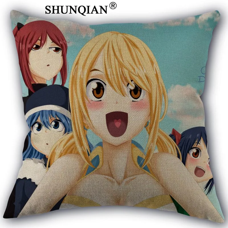 Сказочном стиле juvia и серый наволочки на заказ из хлопка льна квадратные