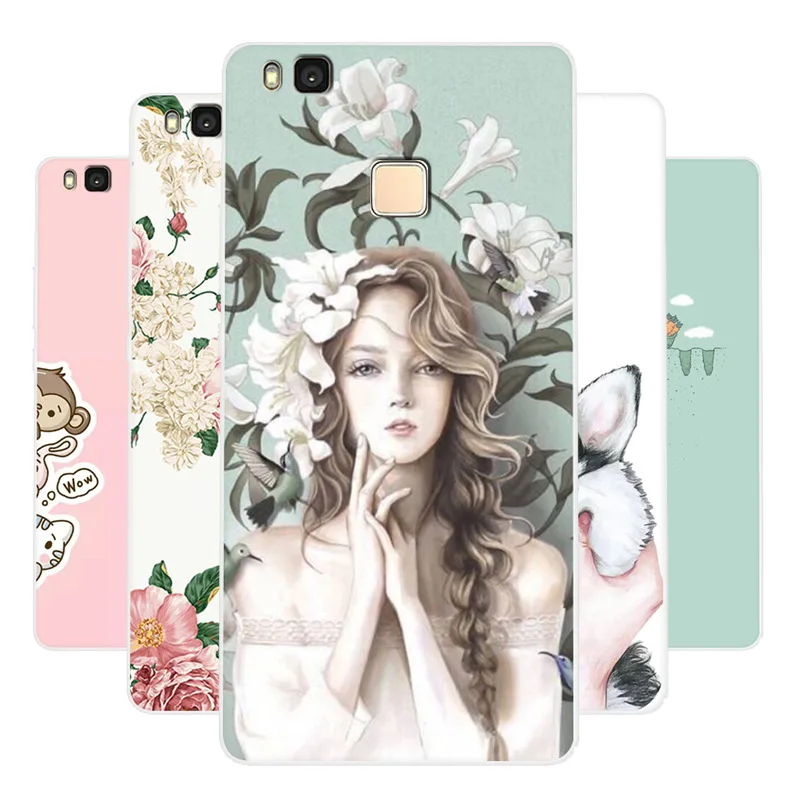 Модный чехол для телефона с милыми мультяшными животными Huawei P9 lite рисунком