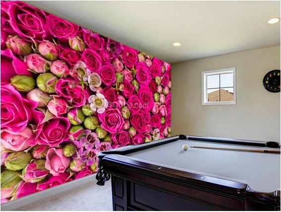 Современные обои на заказ красная роза 3D фотообои для гостиной ресторана спальни