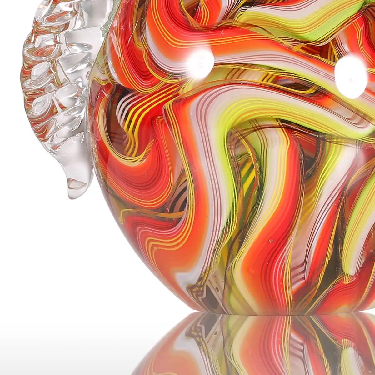 Tooarts Красочные Яблоки подарок стеклянное украшение ручной работы Домашний Декор